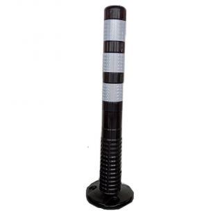 Słupek parkingowy blokujący T-FLEX | PCV, 75 cm, na stopie, elastyczny, uchylny